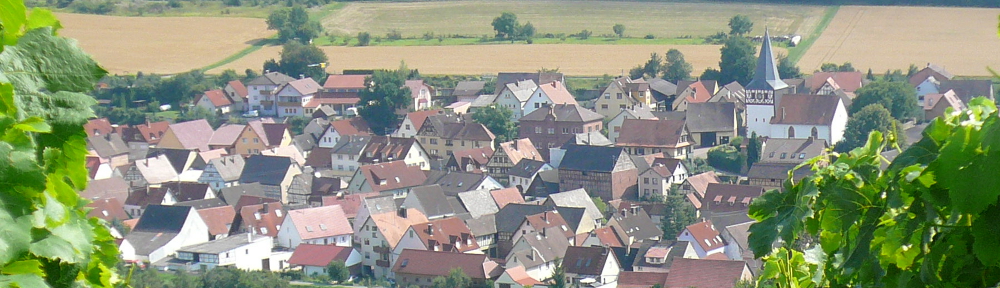 Weinort Dertingen An der Romantischen Straße in Badisch Franken