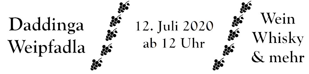 Daddinga Weipfadla am 12. Juli 2020