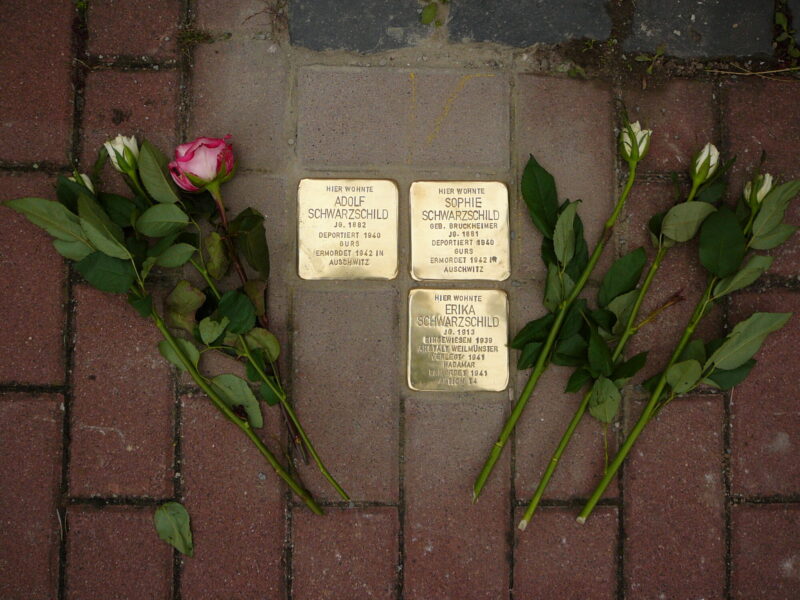 Die Stolpersteine in Dertingen
